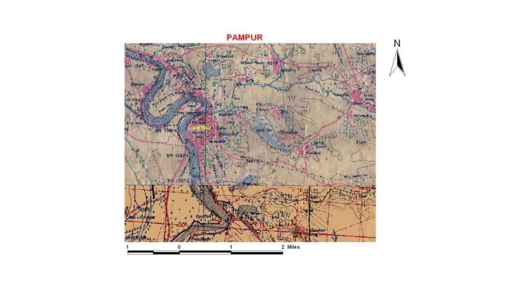 Largest Producer Of Saffron in the World 6 Map Showing the Area of Pampore, Kashmir, India.
Largest producer of saffron in India